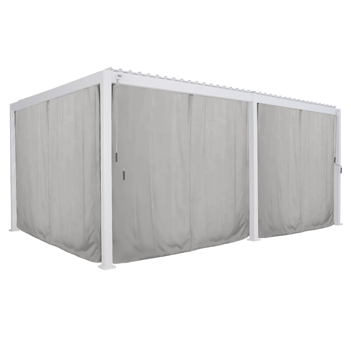 Cortinas y mosquiteras para pérgola EVORA blanco 