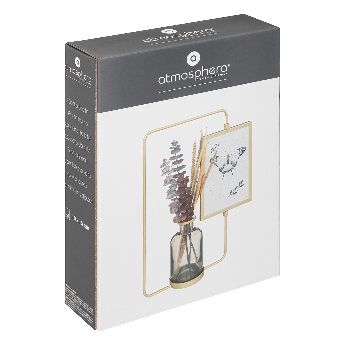 Portarretrato C/Florero 10x15Cm