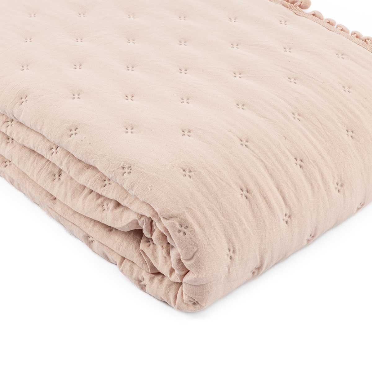 Edredón Bear Rosa/Gris Revers. 140x220Cm