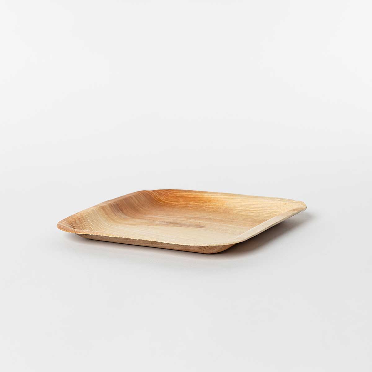 Juego De 10 Platos Hoja De Palma Eco 20x20cm