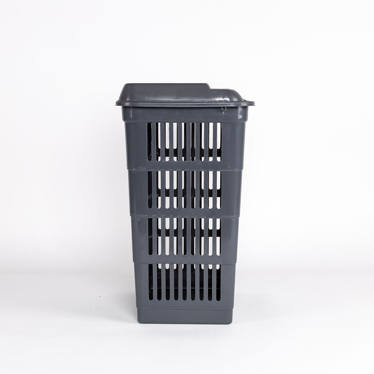 Cesto para colada con tapa gris 40L