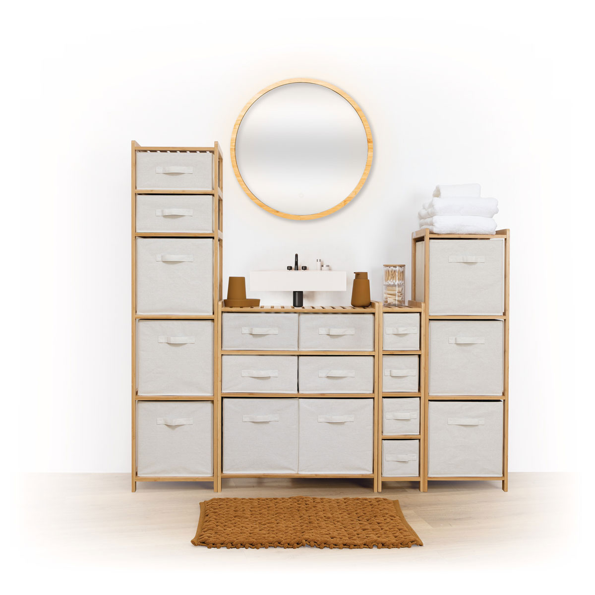 Mueble Para Baño Con 5 Cajones 