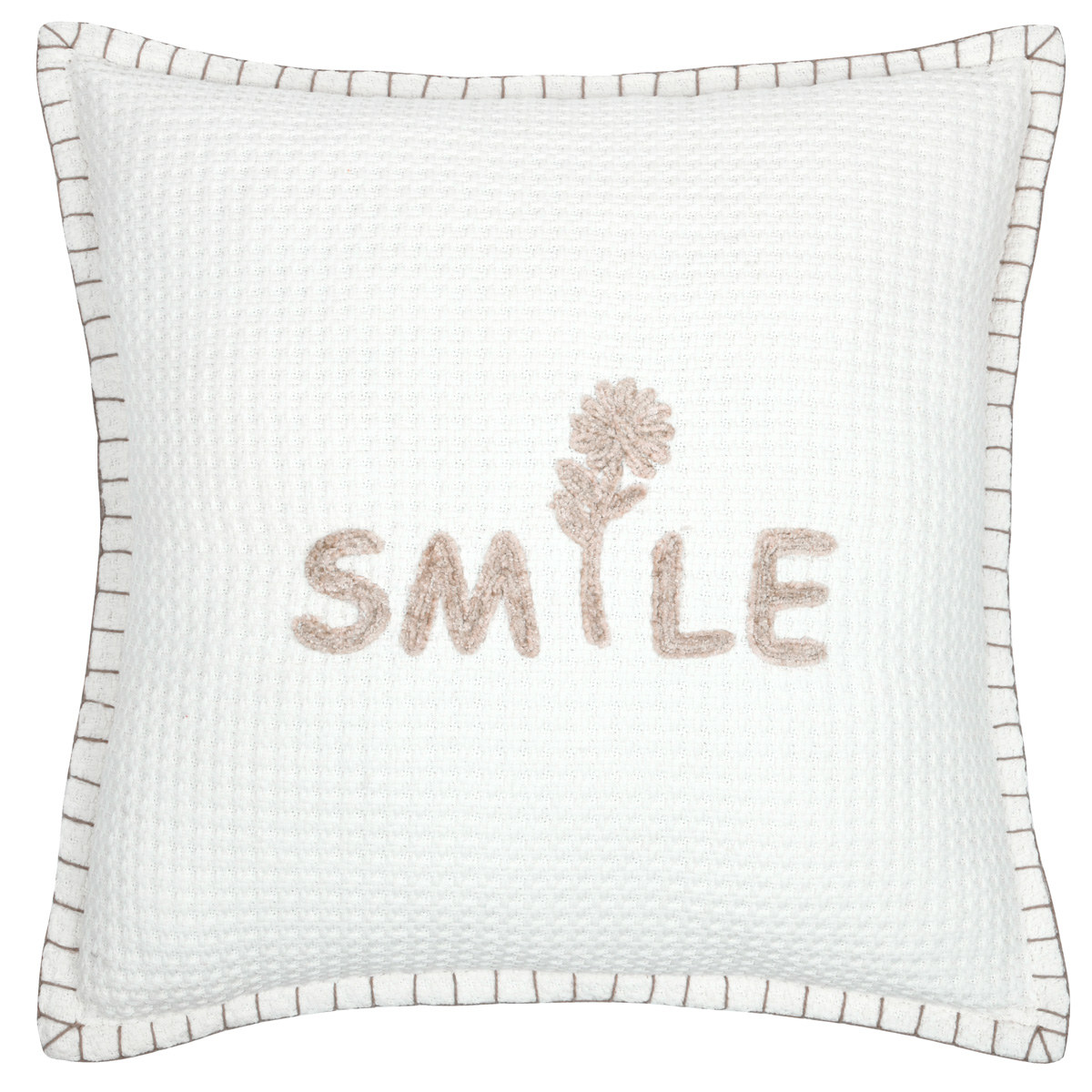 Coj&iacute;n OMBRAGE blanco 45x45cm