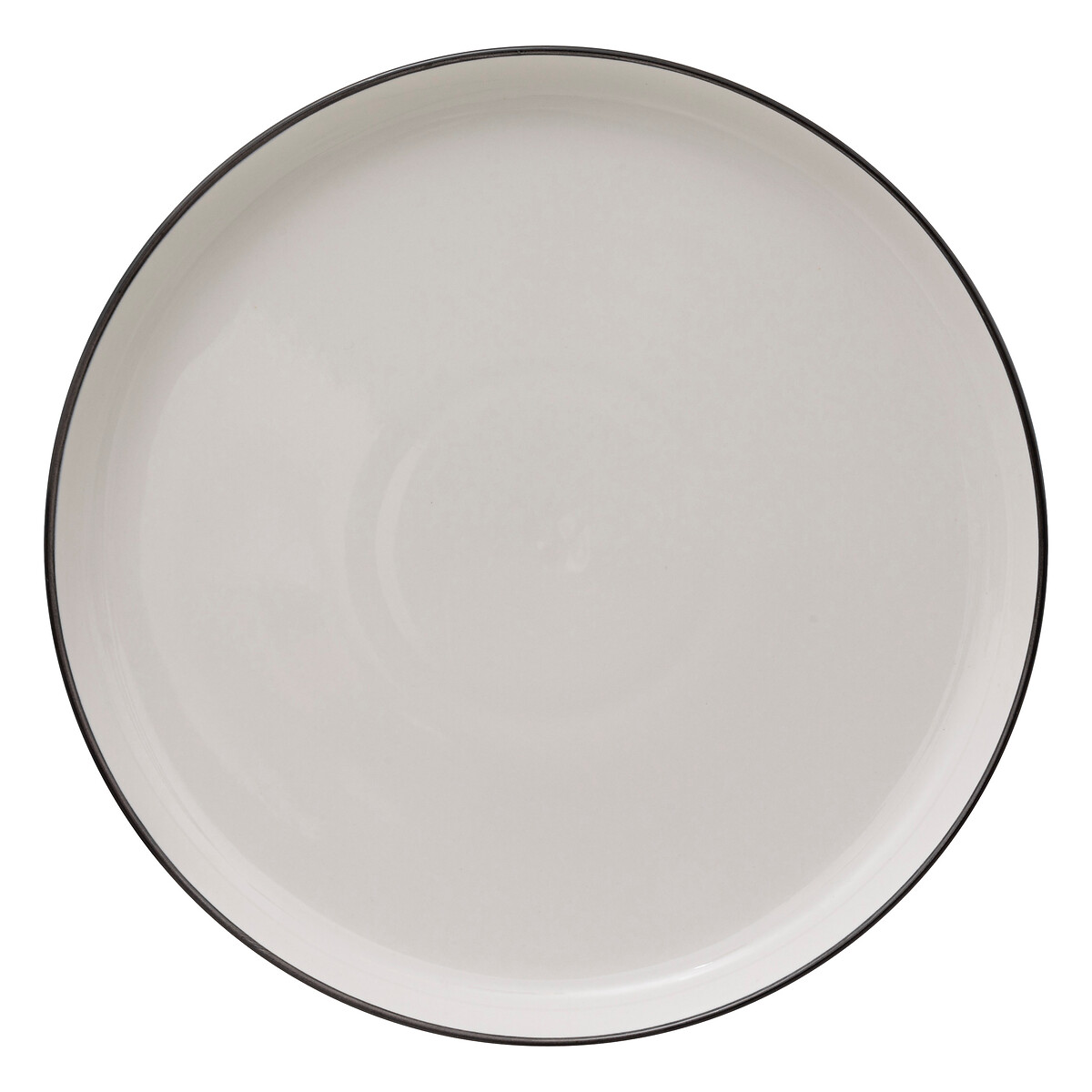 Plato Llano Alix Blanco de Porcelana 27cm