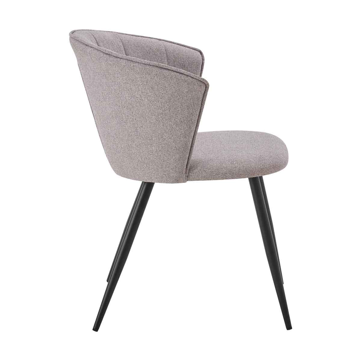 Silla LOLA taupe de tejido