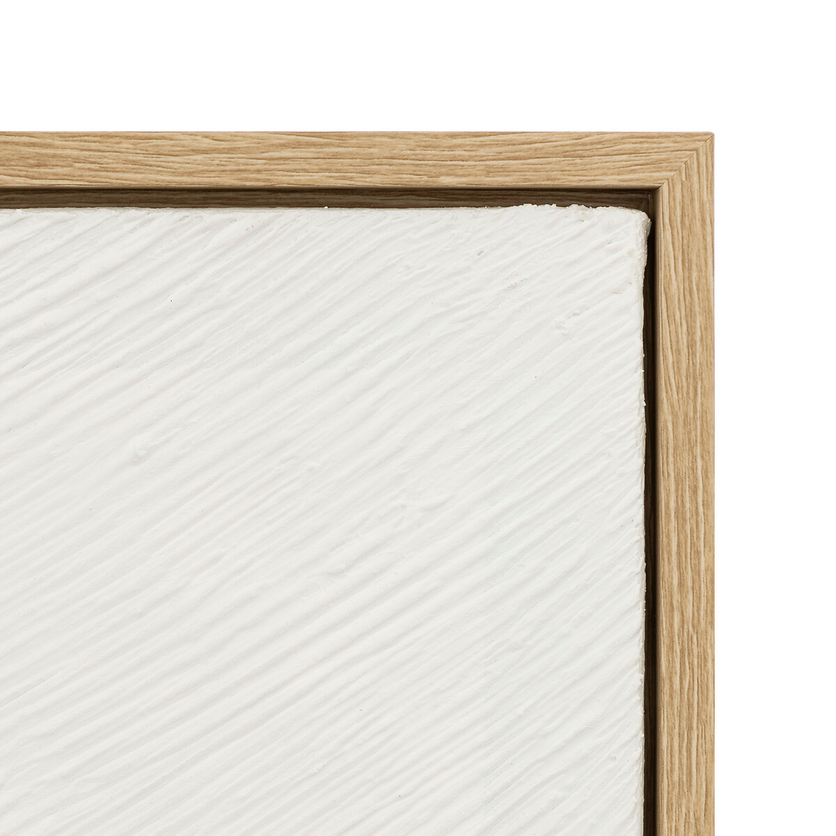 Cuadro decorativo KOHANA con relieve blanco