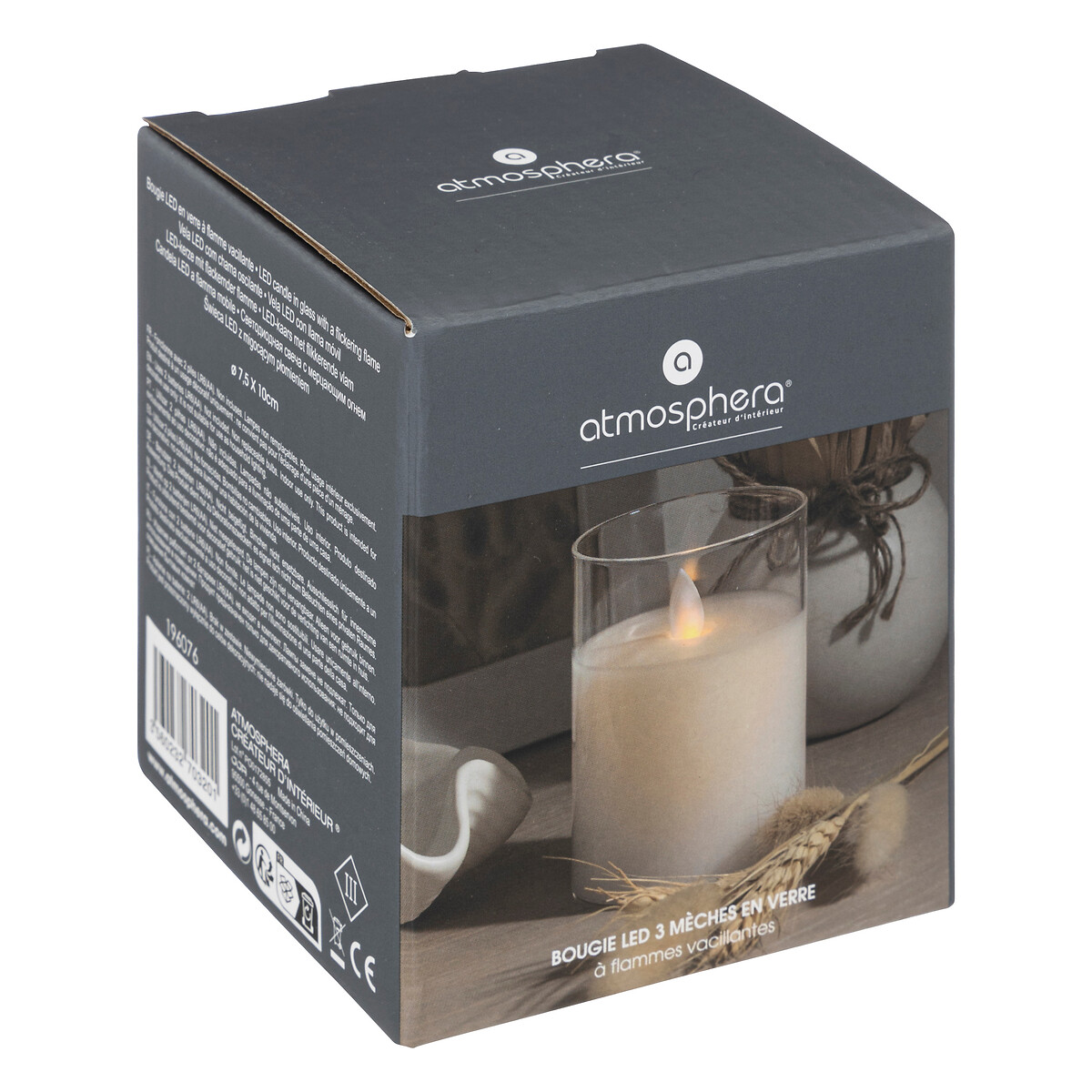 Vela Led Blanca Sena