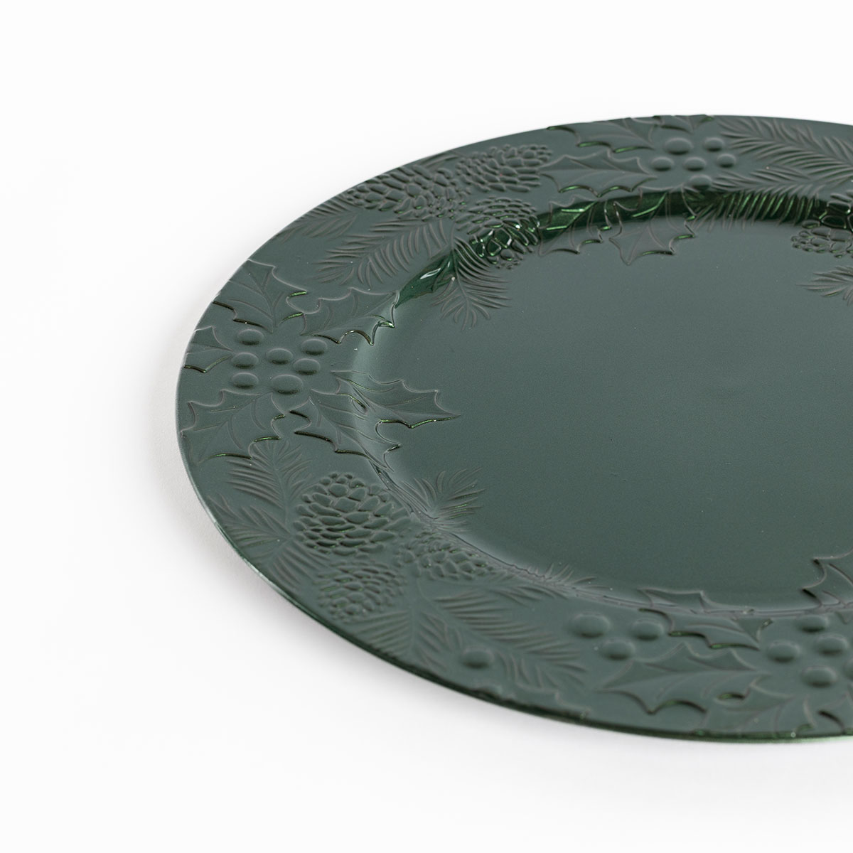Bajoplato follaje verde 33cm