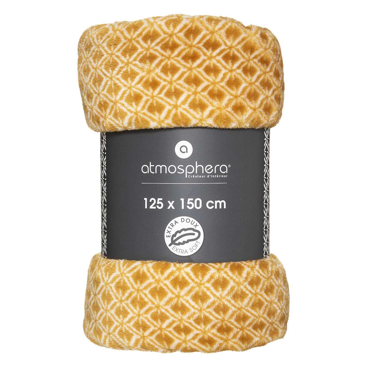 Manta OTTO Ocre 125x150cm