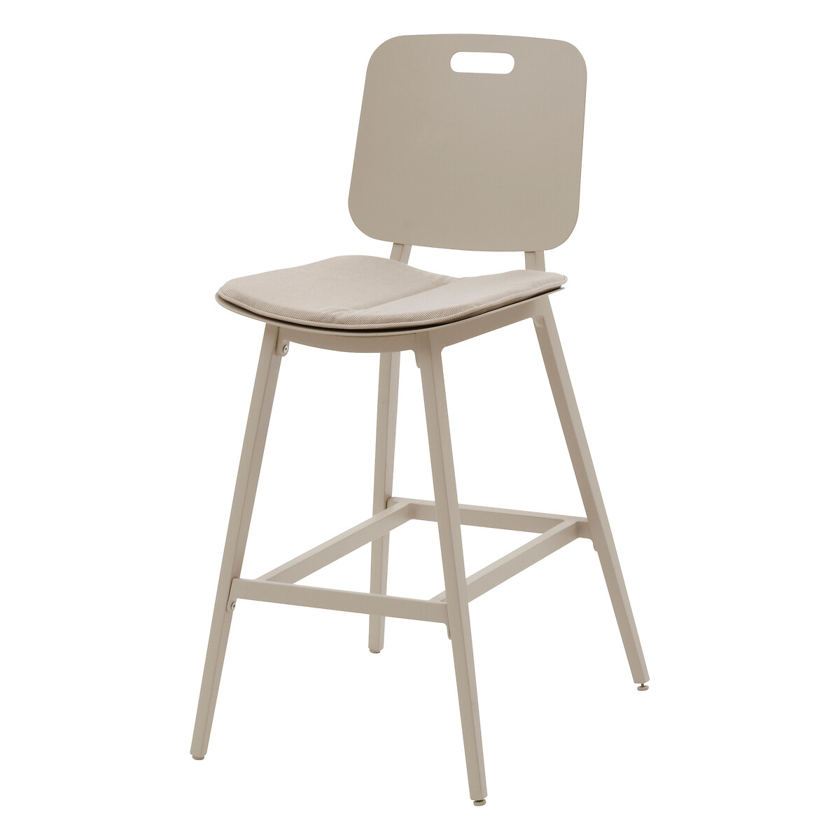 Silla alta TERZANO argile de aluminio