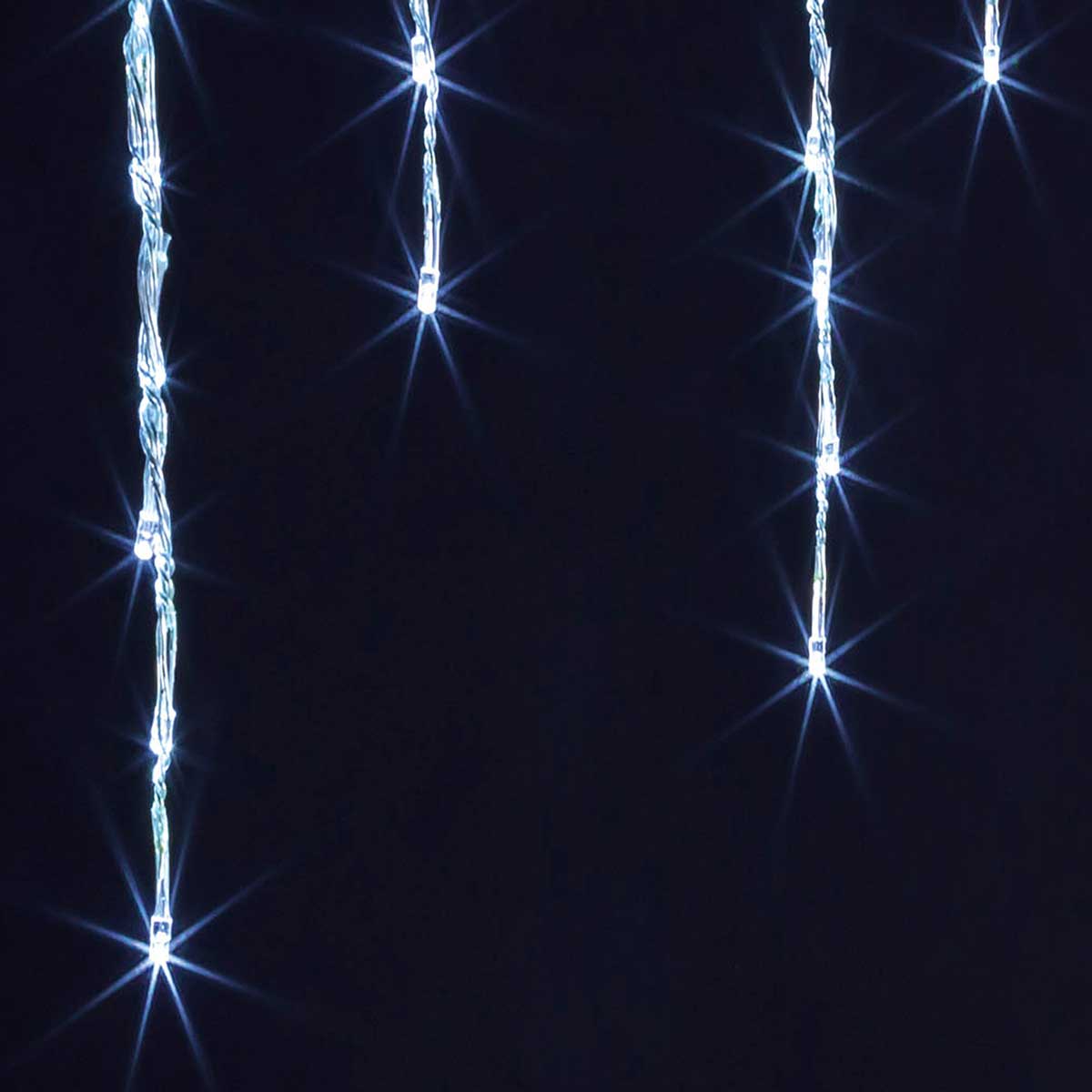 Cortina Luces Navidad Efecto Ca&iacute;da De Nieve 120Led