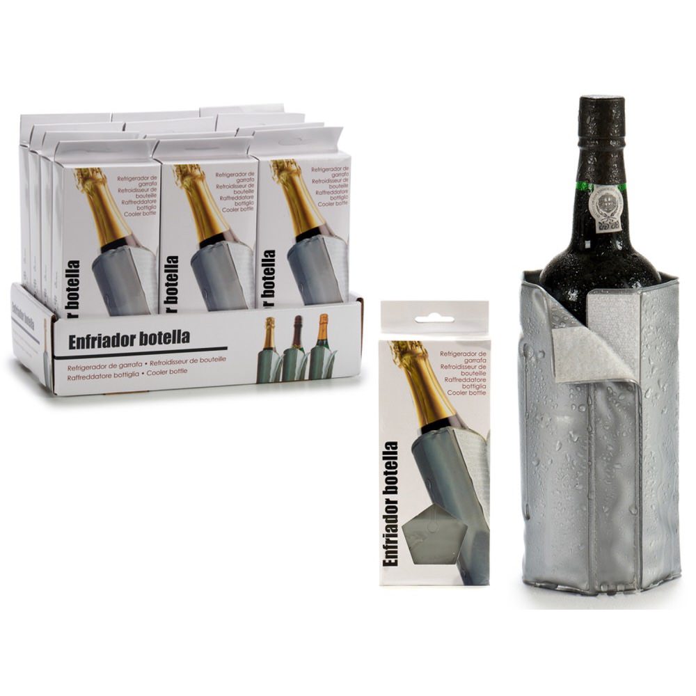 Funda Enfriadora De Botellas Color Gris