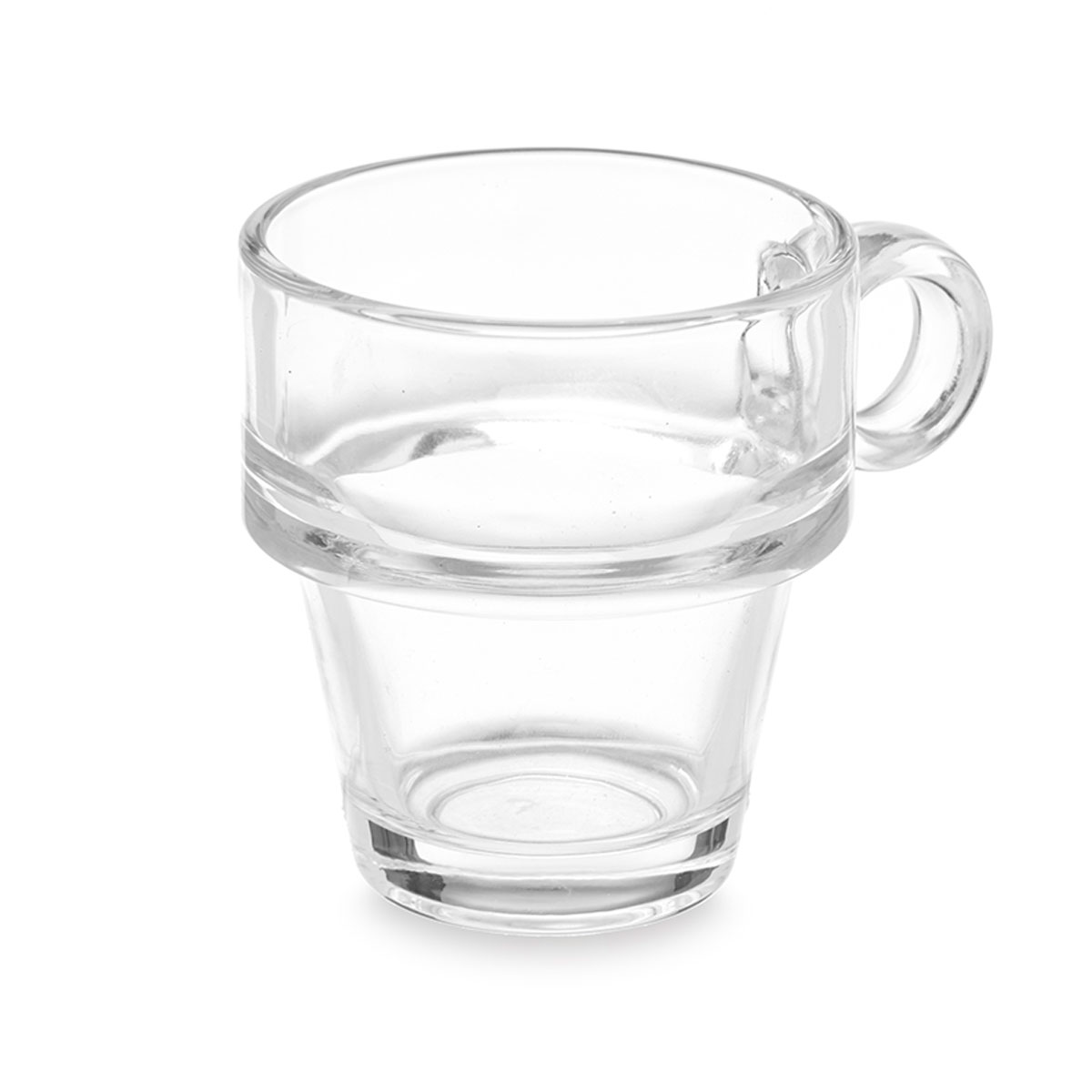 Taza De Caf&eacute; Apilable Vidrio 9cl