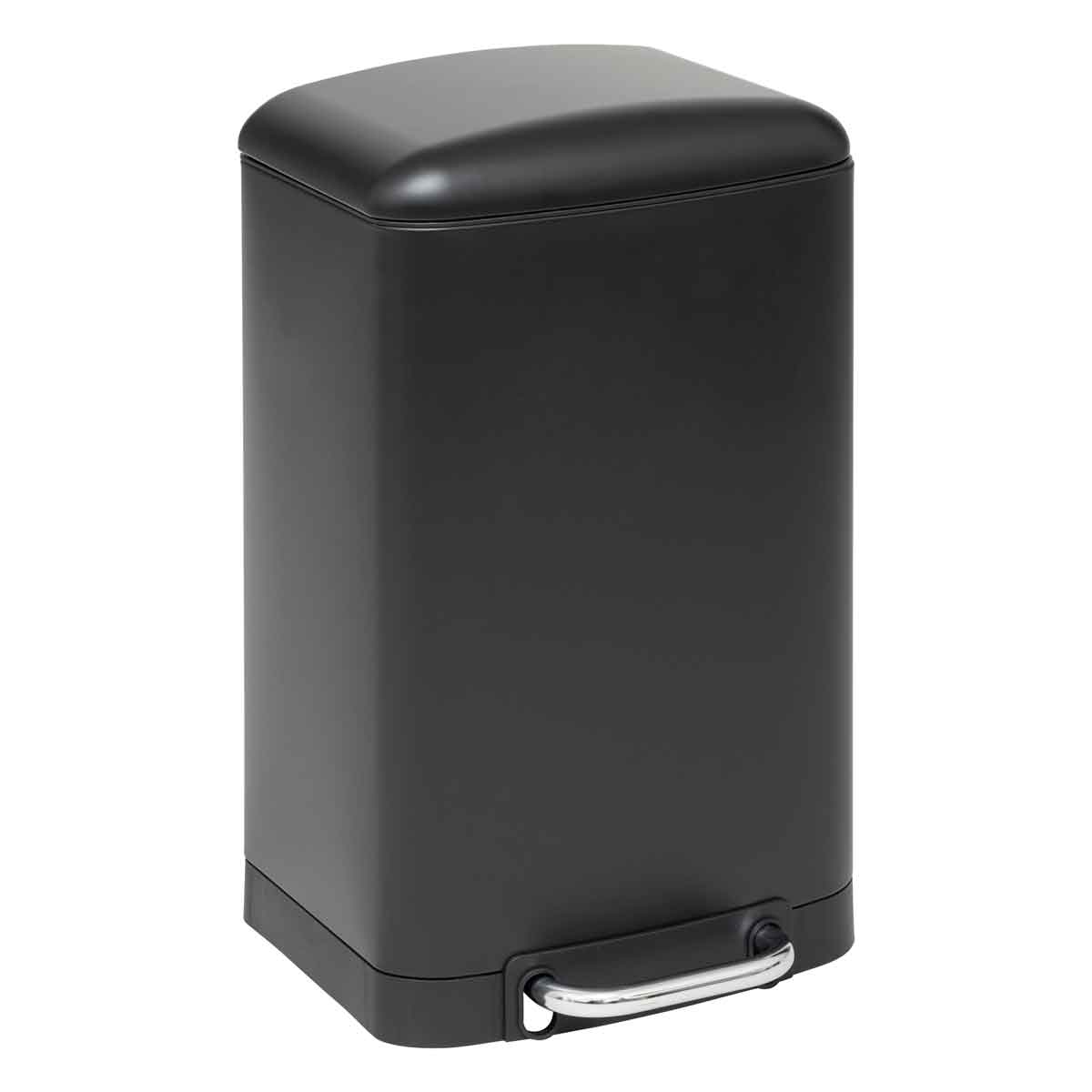 Cubo De Basura Ariane Negro Con Pedal 20L