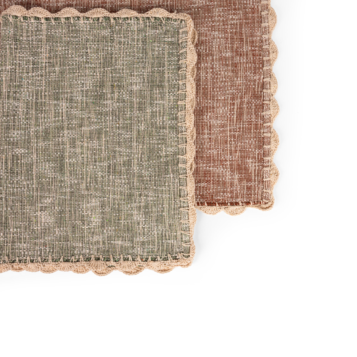 Alfombra AULNE marr&oacute;n 60x150cm