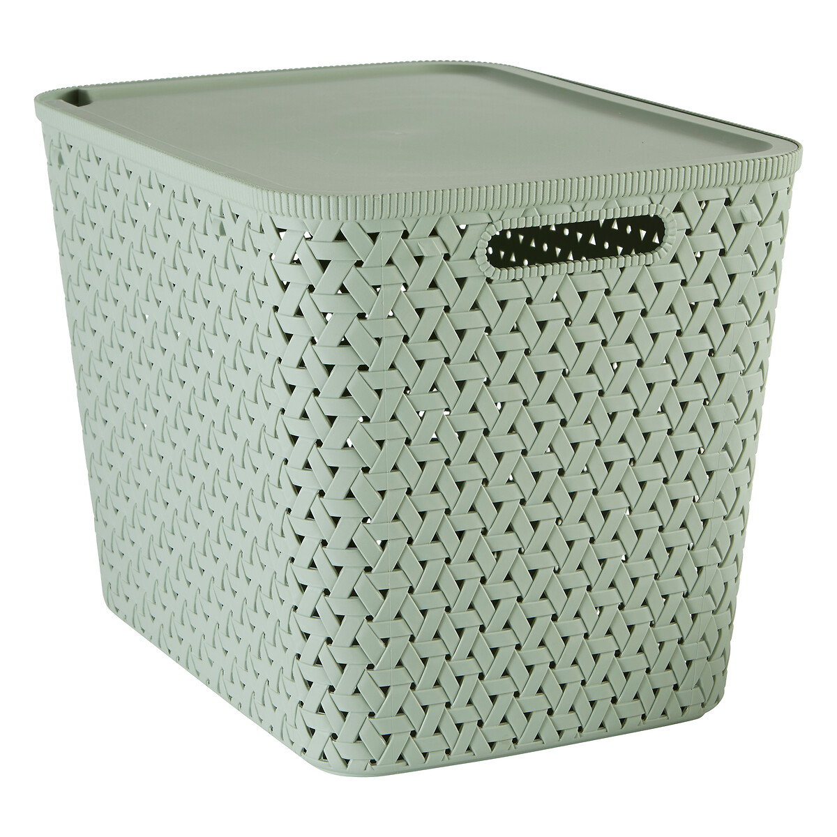 Cesta de almacenaje TRESSY verde 28L