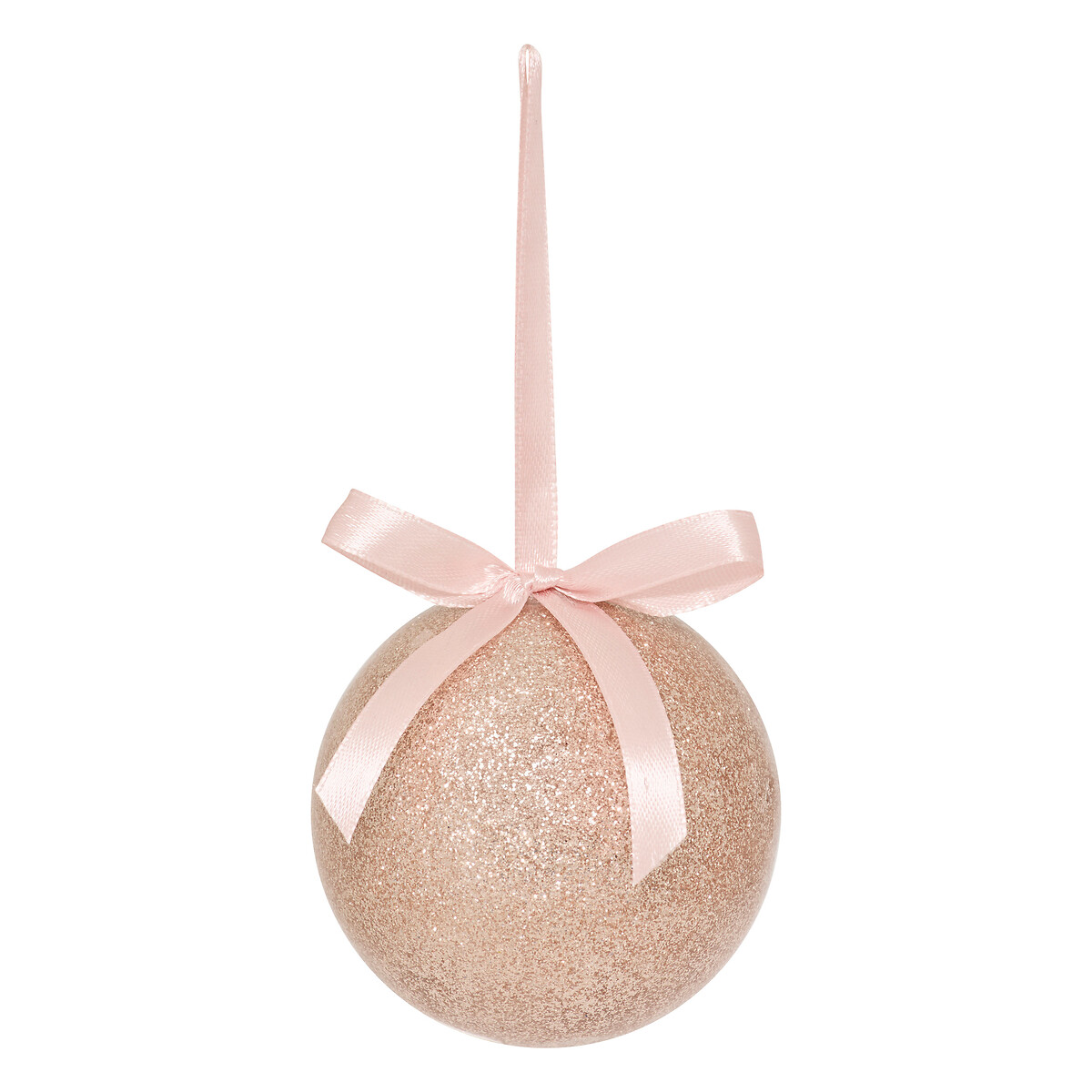 Bola de Navidad en Papel Rosa 7,5cm 
