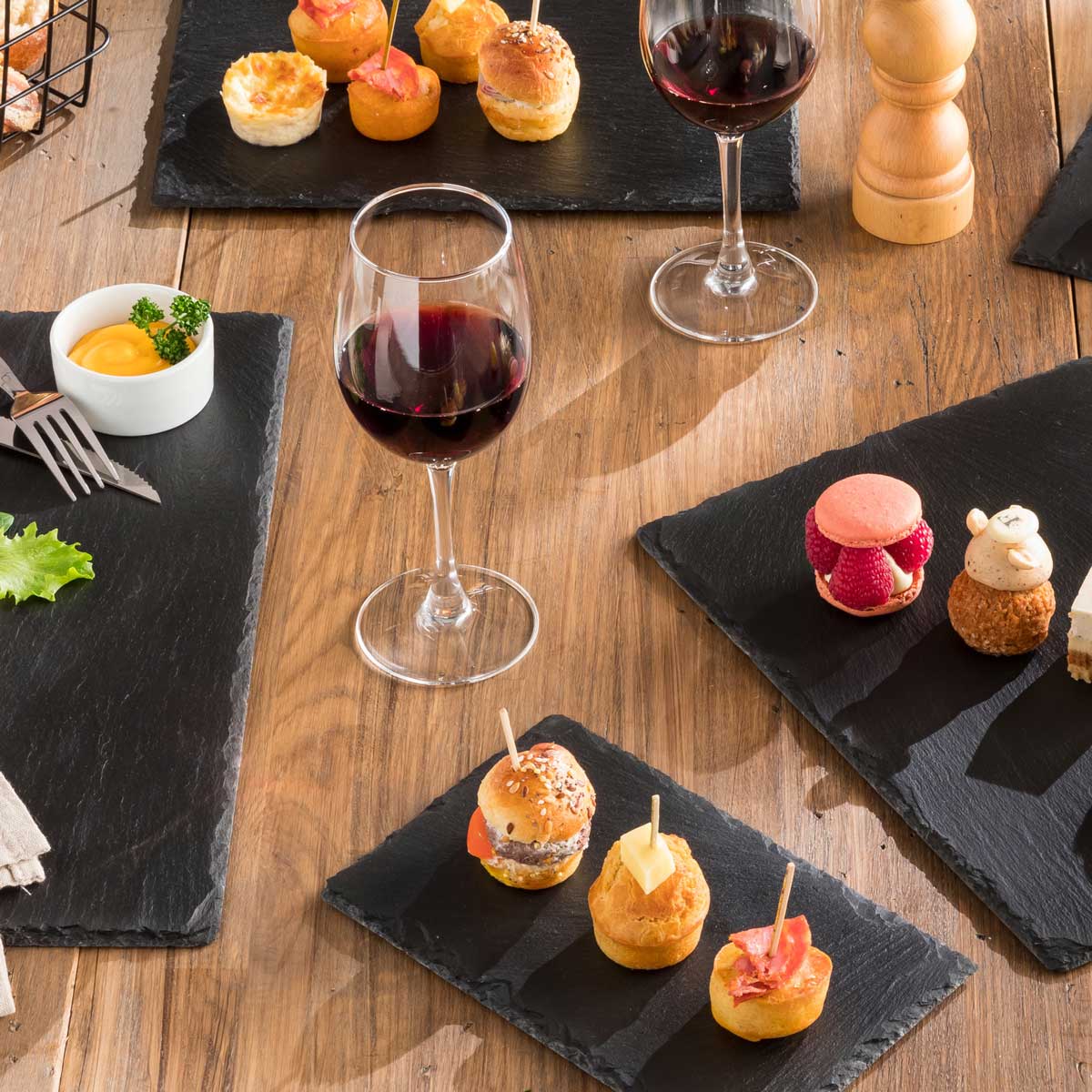 Tabla Rectangular Losa De Roca 20x30Cm