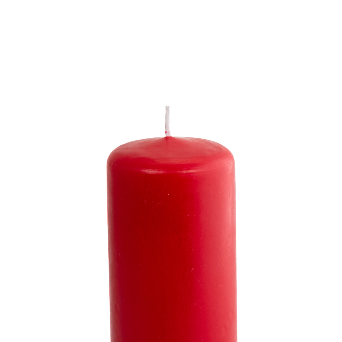 Vela Pilar Basic Roja 7.3x25Cm