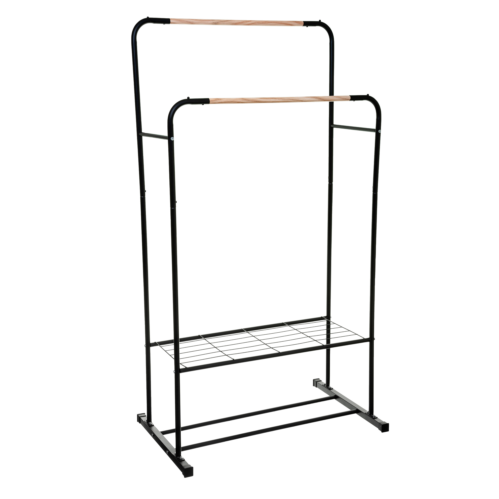 Cavalete Duplo Artemis Preto Em Metal 150cm