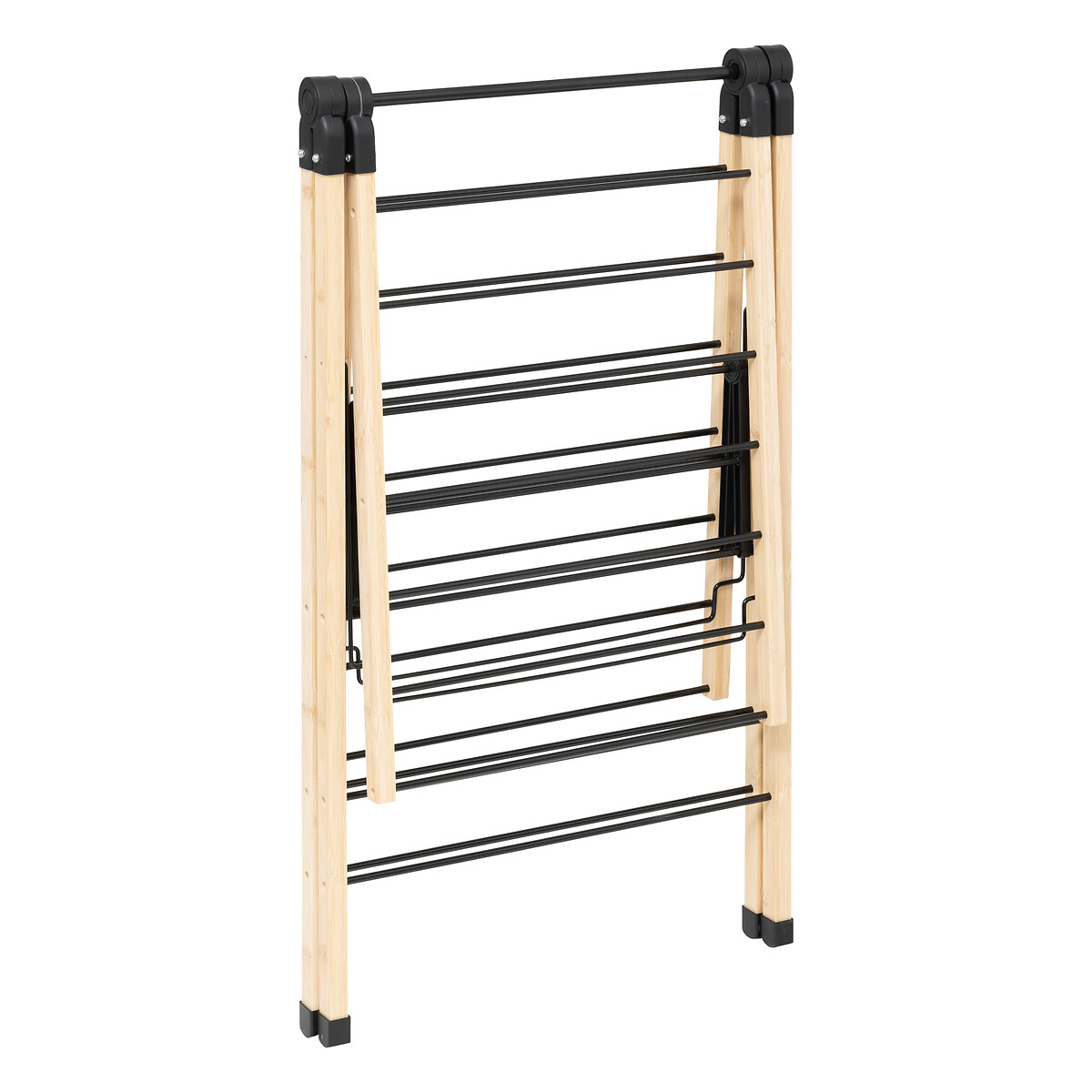 Tendedero para ropa de bambú y metal 13m