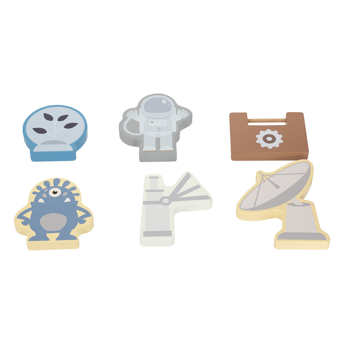 Cohete De MDF Con Acessorios 60cm