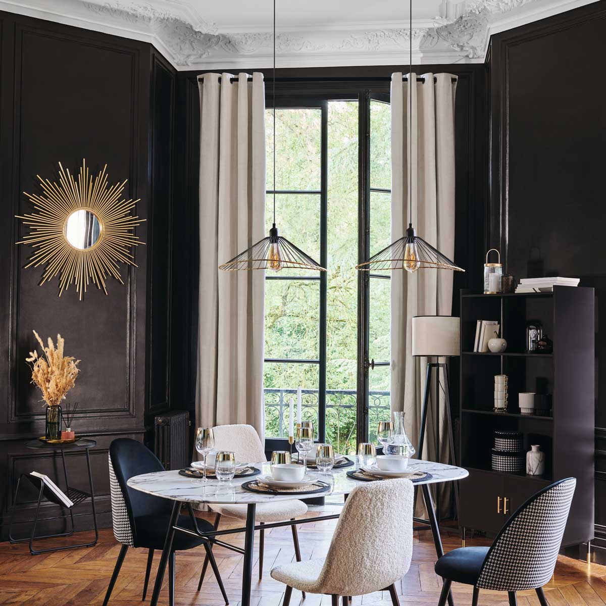 Silla Roka De Pelo Blanco 44x51x85Cm