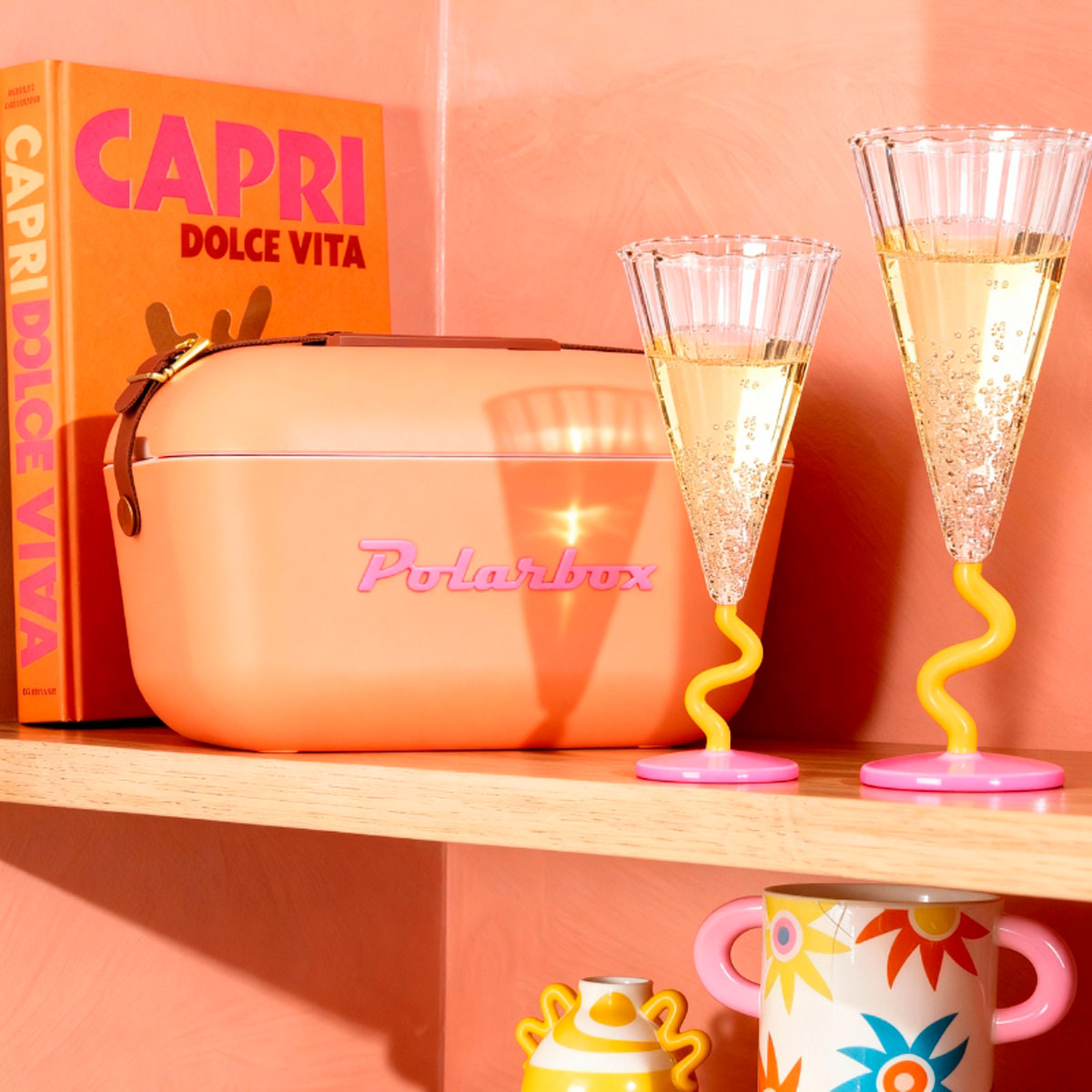 Nevera t&eacute;rmica POLARBOX naranja sorbet 20L