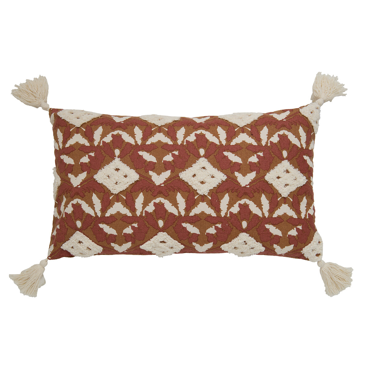 Funda de coj&iacute;n SIENNA terracota 30x50cm 