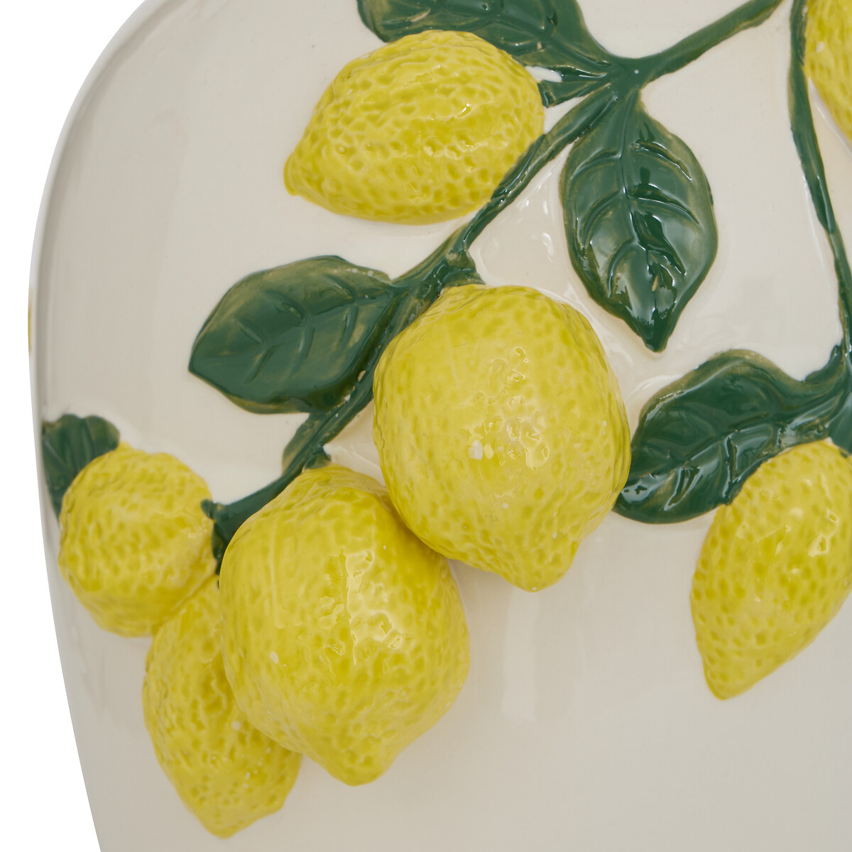 Jarr&oacute;n con limones 3D FRUITY de cer&aacute;mica 32cm