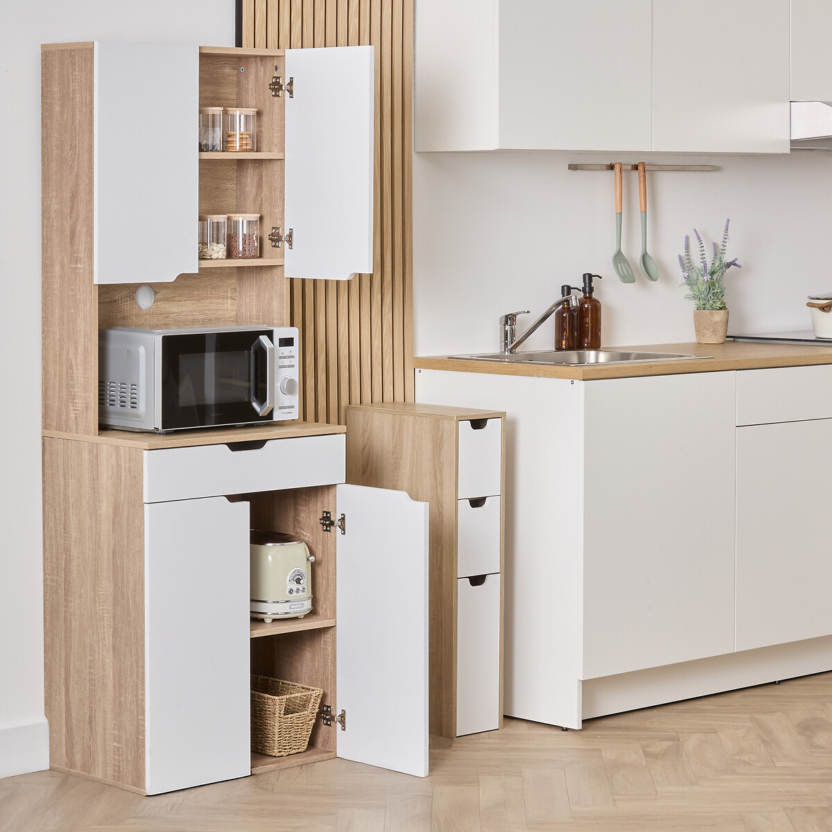Aparador de cocina EAT UP blanco