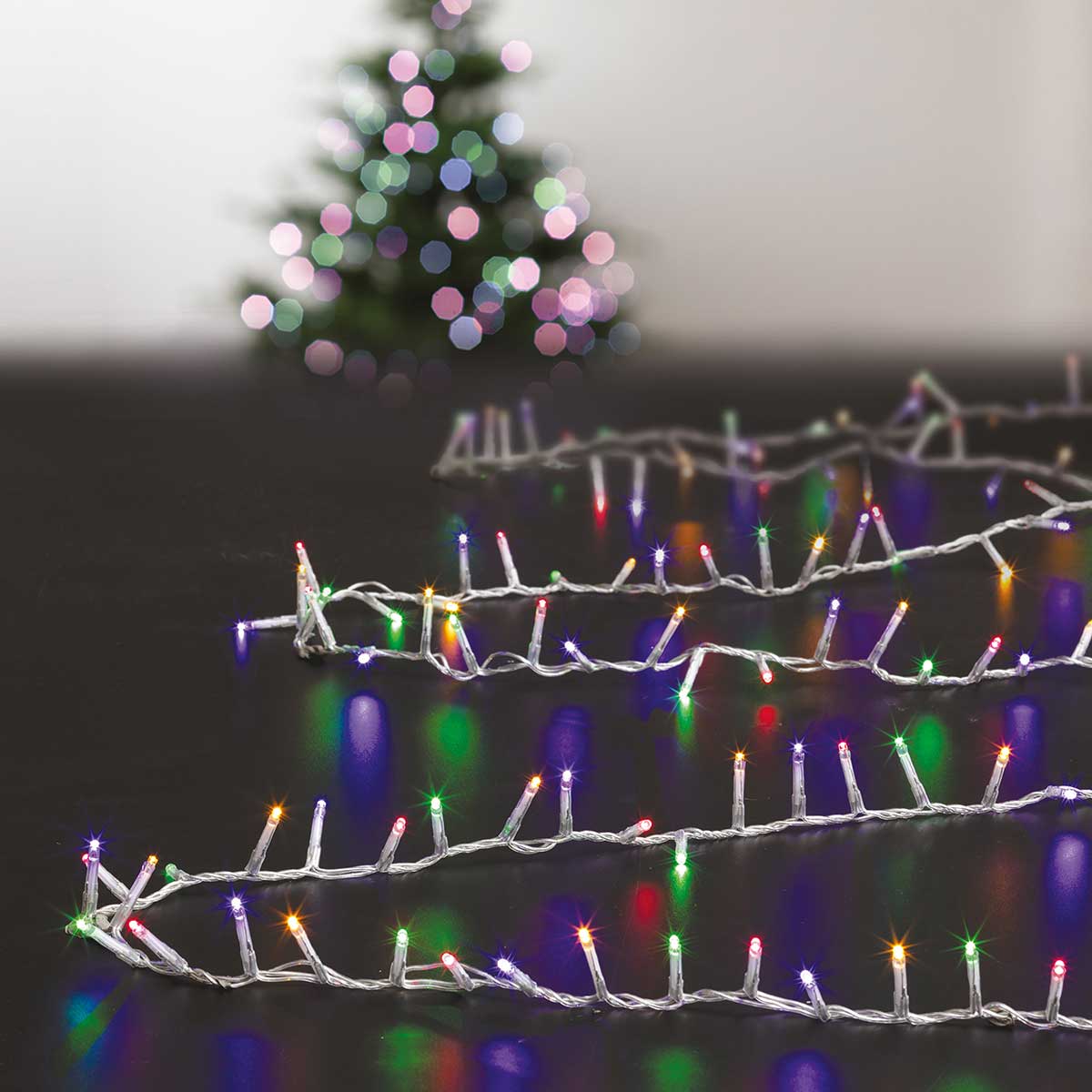 Guirnalda De Navidad Multicolor 500 LED 12.5m