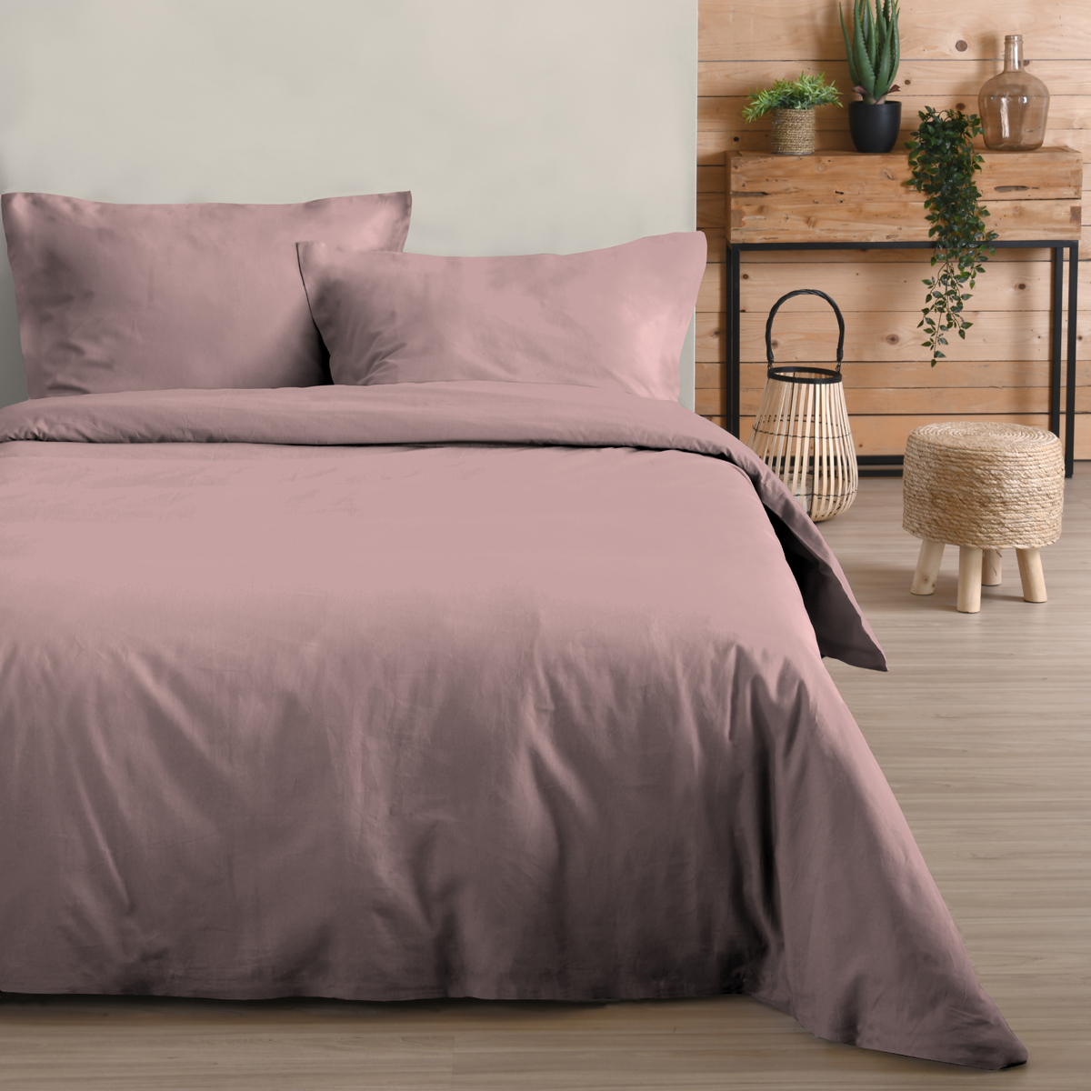 Juego Funda N&oacute;rdica Rosa Viejo 220x240cm