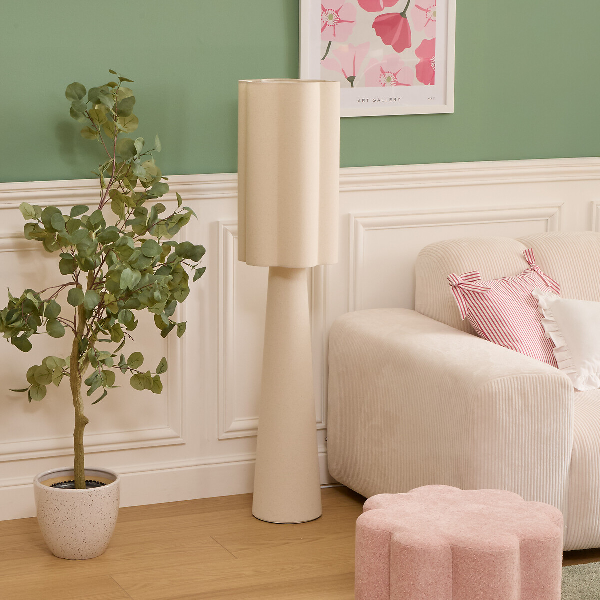 Flor artificial eucalipto con maceta 127cm