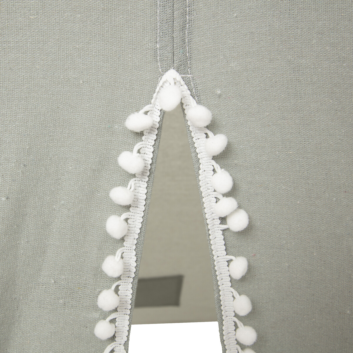 Tienda Tipi Azul Pompones 120x120x160Cm