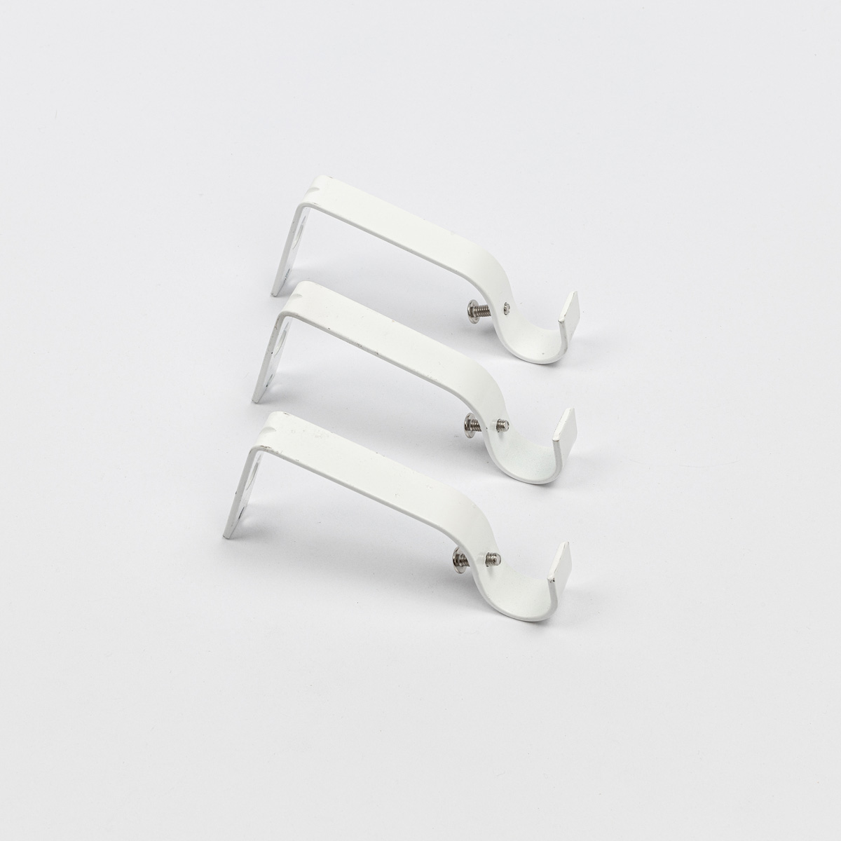 Kit Varão Extensível Branco 120-210cm