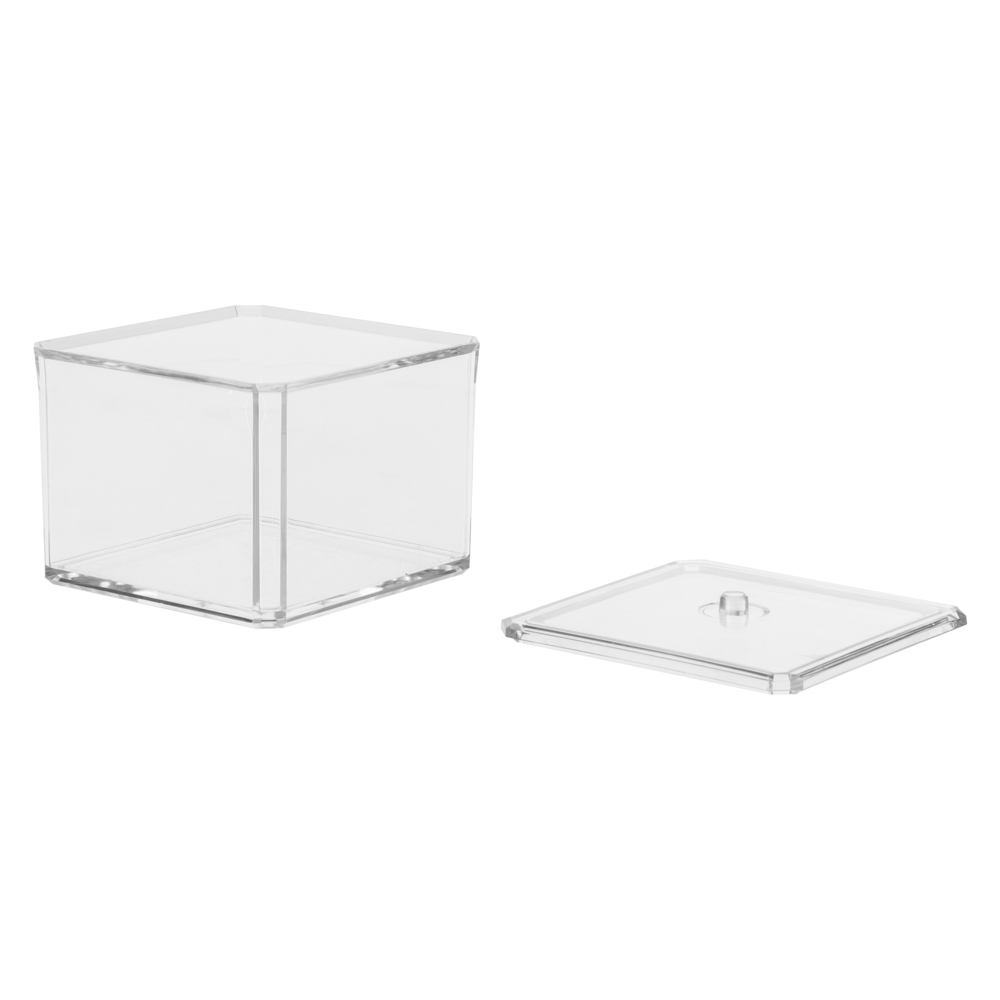 Recipiente Para Algodones Con 2 Compart.