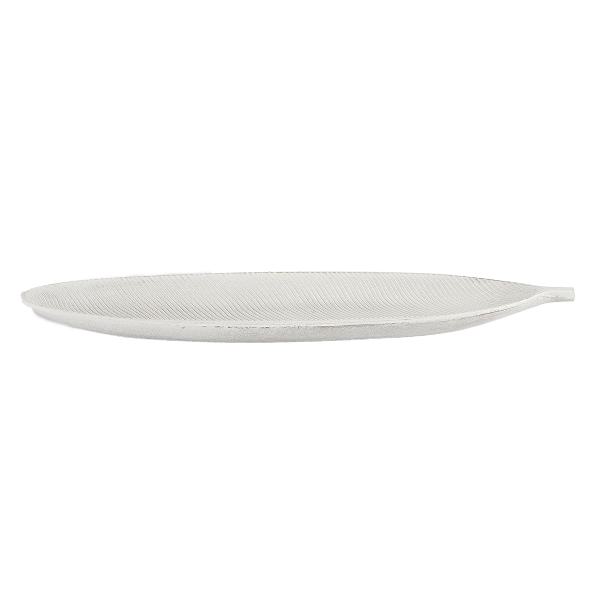 Centro Mesa Hoja De Madera 49.5x18Cm