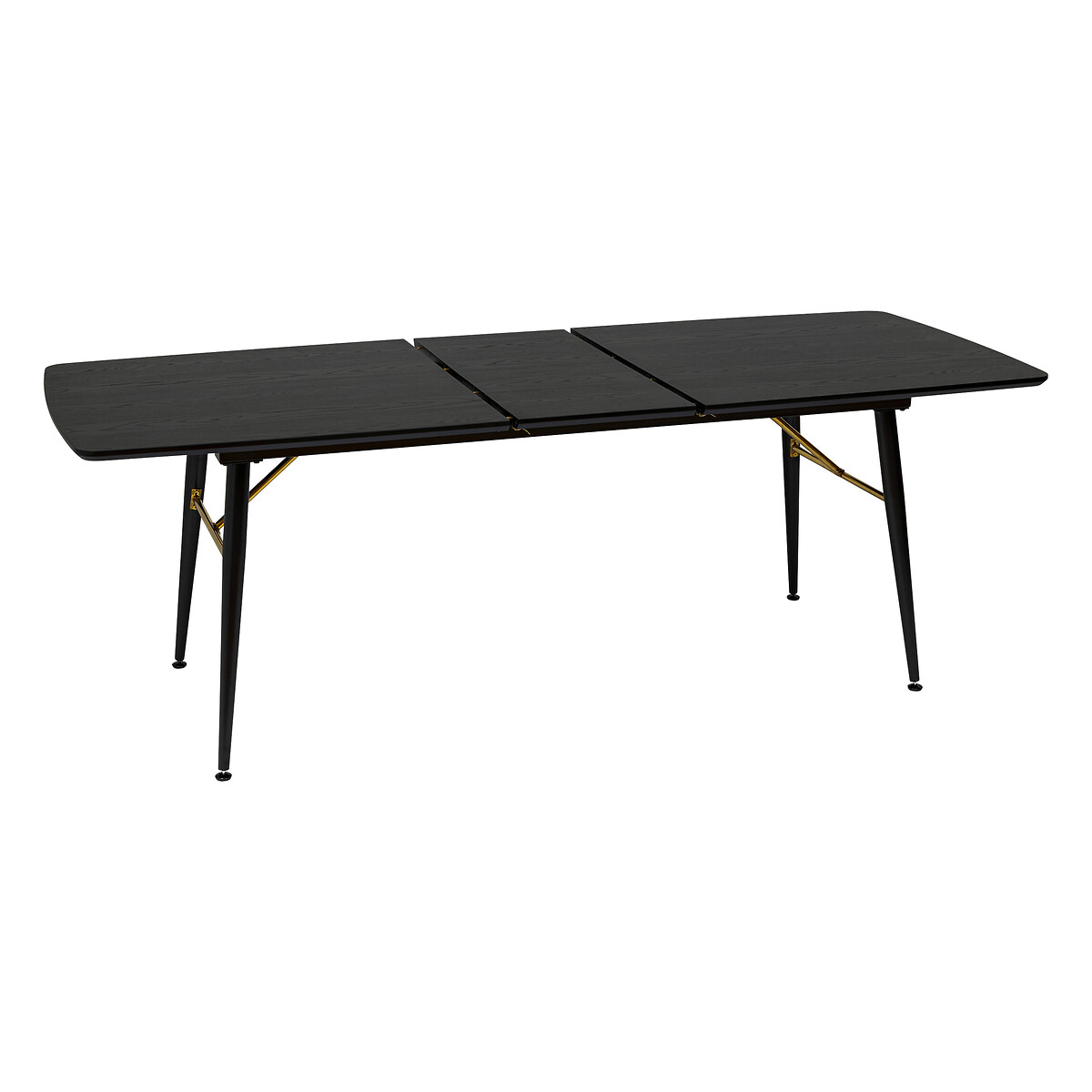 Mesa de comedor extensible AUBREY negra