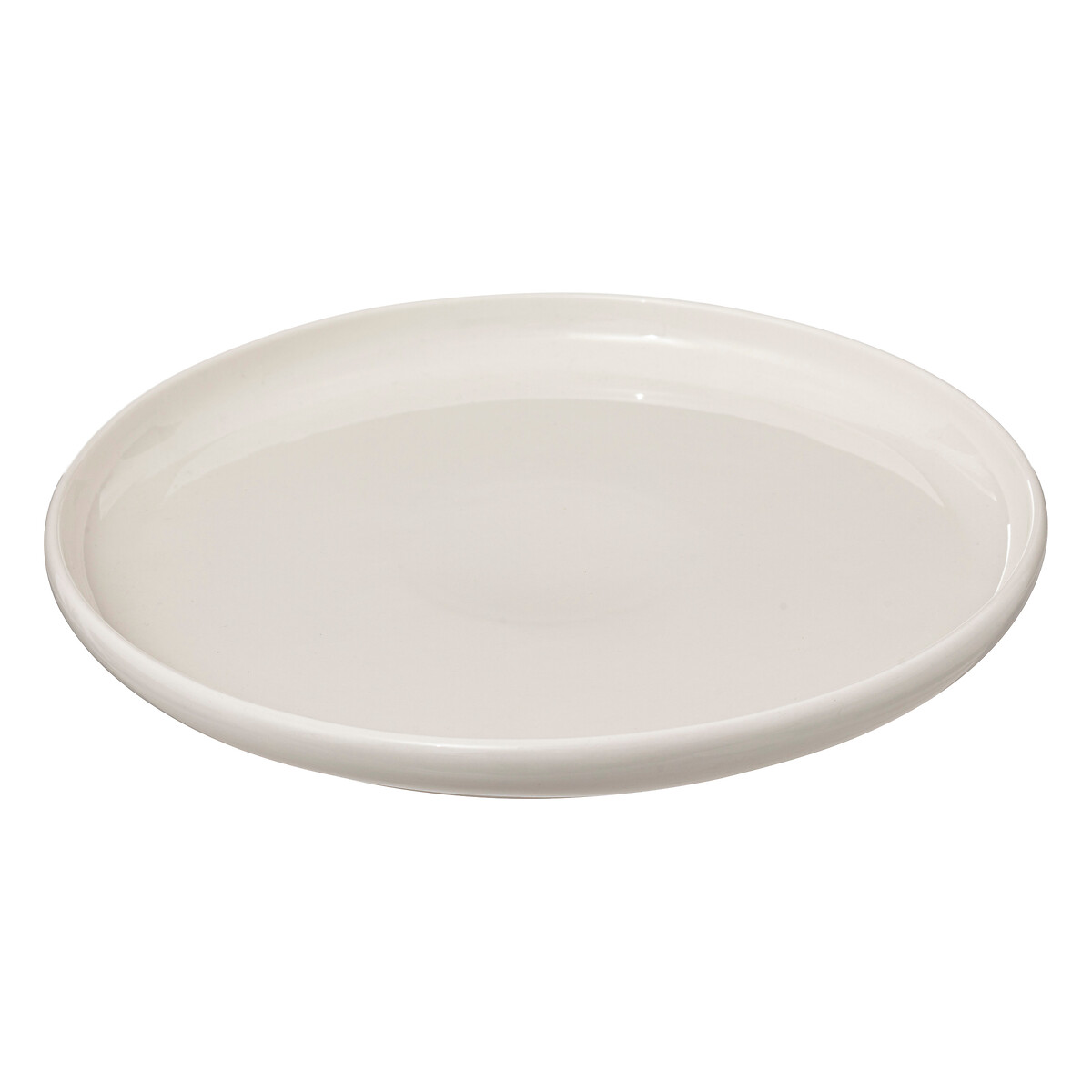Plato Llano Nora Blanco De Porcelana 27cm