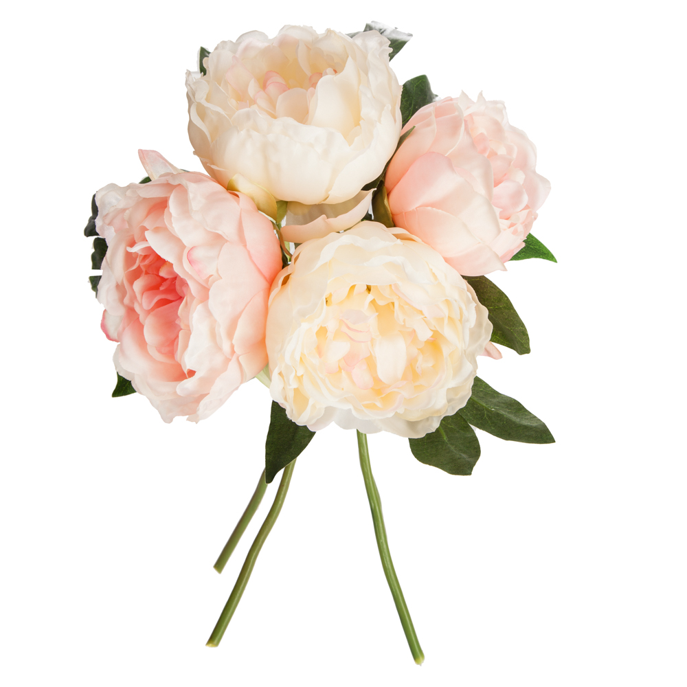 Bouquet Com 4 Pe&oacute;nias Cor Rosa