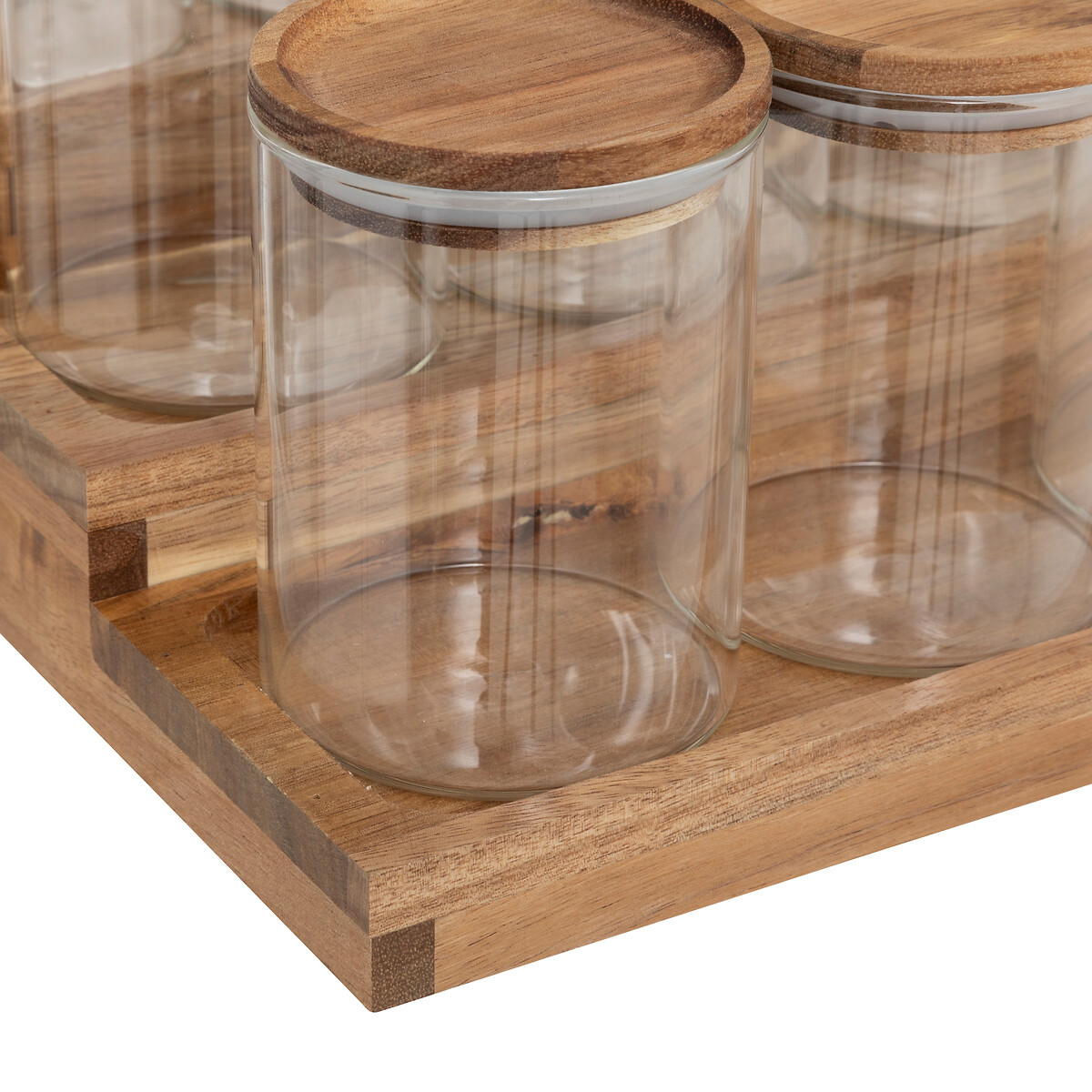 Juego de 9 tarros de especias con soporte