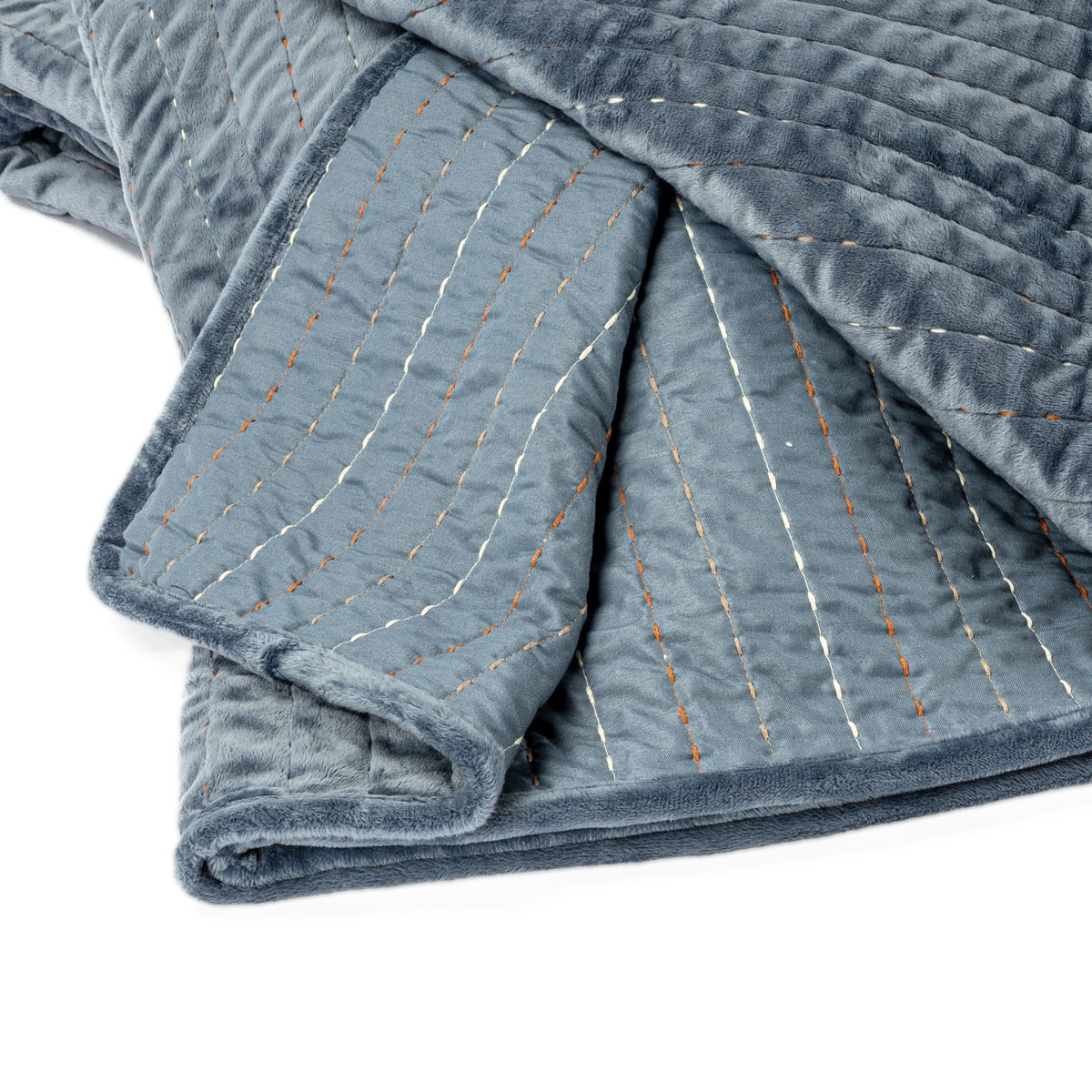 Edredón Terciopelo Azul 220x240Cm