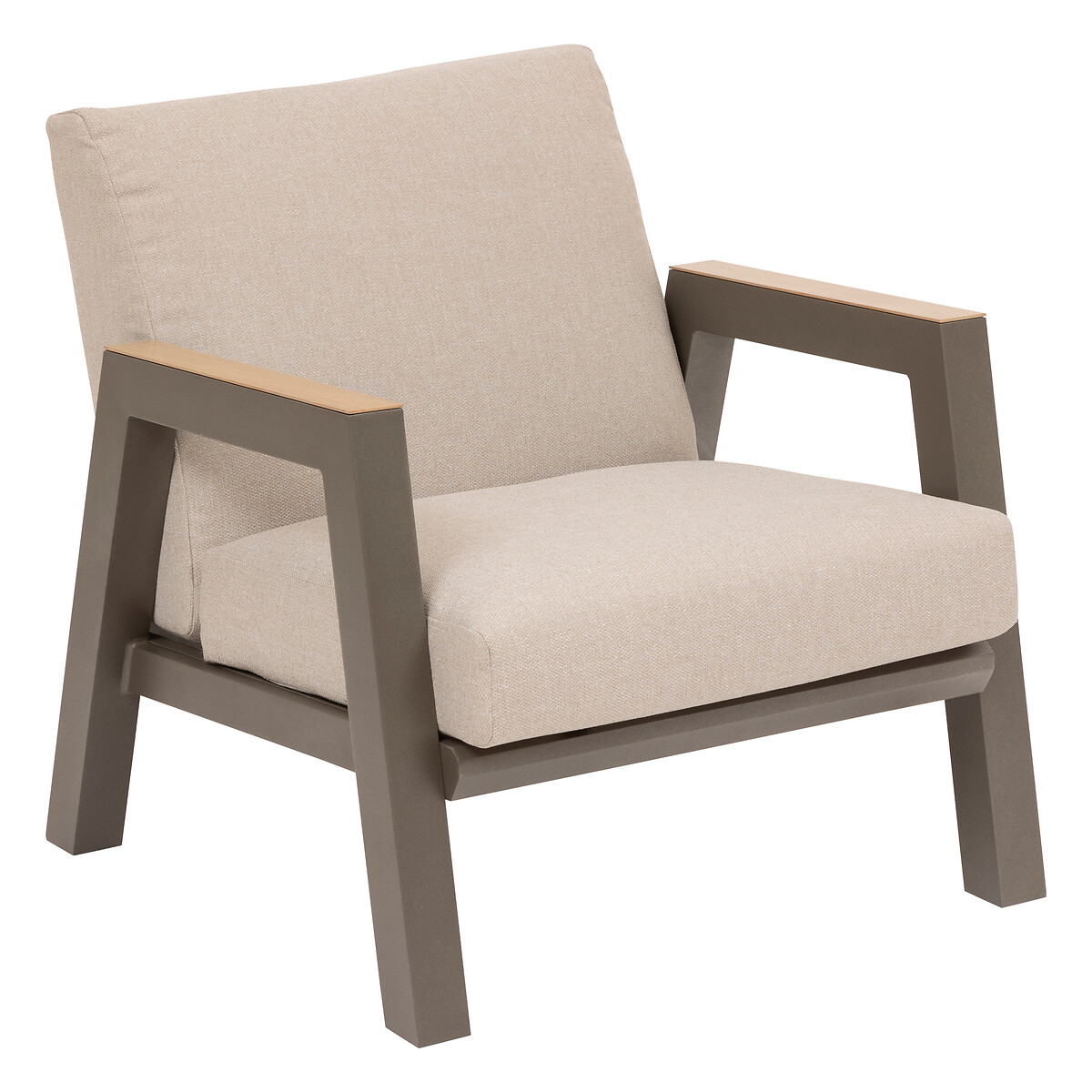 Juego de jard&iacute;n AXIOME pralin&eacute; beige 5 plazas