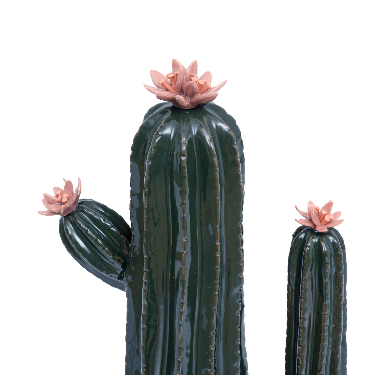 Cactus Decorativo De Cerámica 40cm