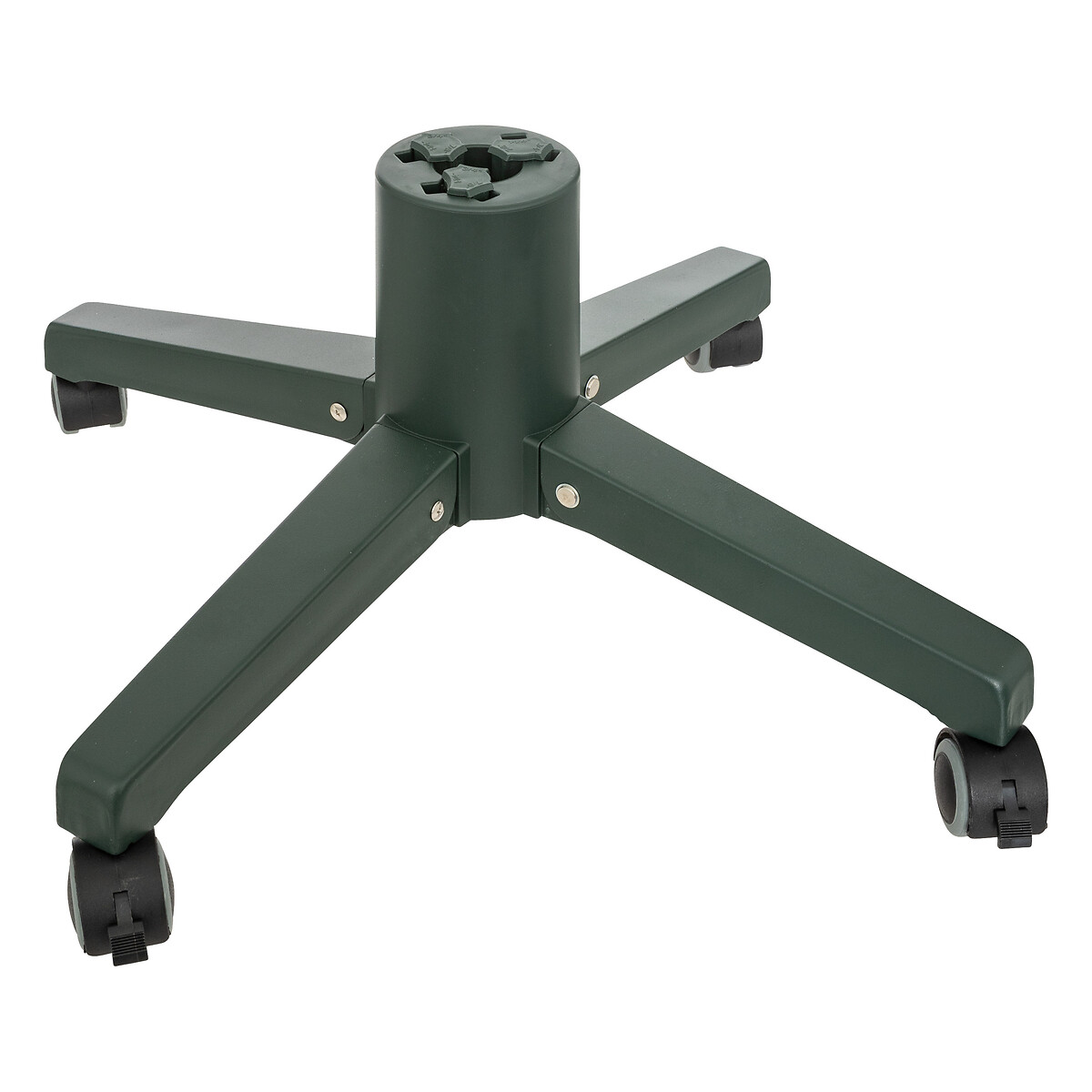 Pie De Metal Con Ruedas Para &Aacute;rbol De Navidad