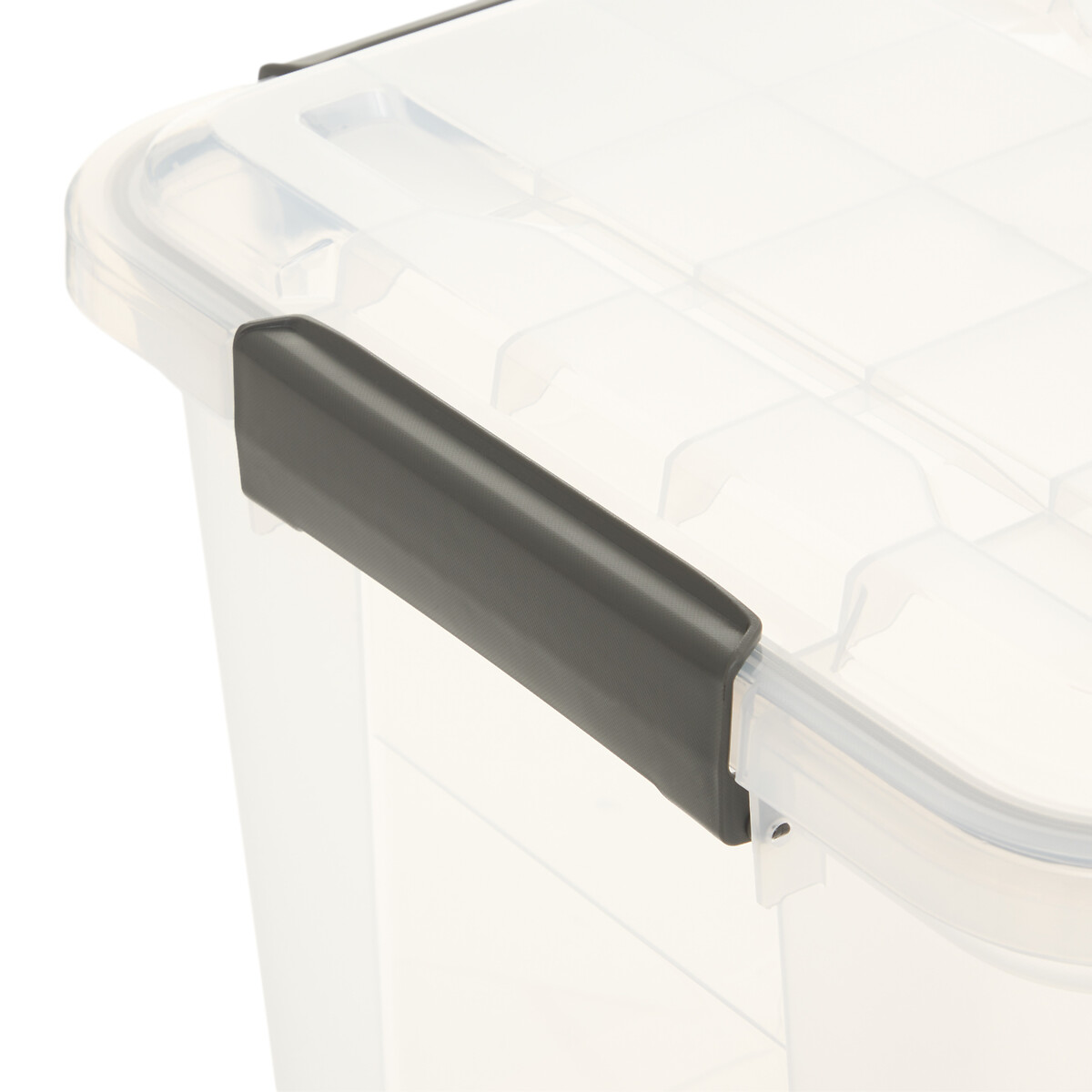 Caja de almacenaje con tapa de pl&aacute;stico 18L