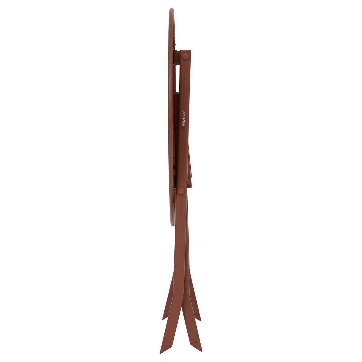 Mesa plegable GREENSBORO redonda acajou