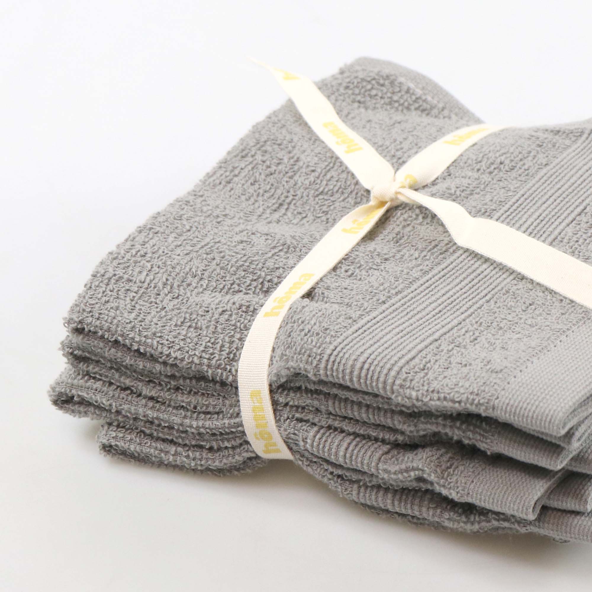 Juego De 4 Toallas De Mano 30x30Cm 450G