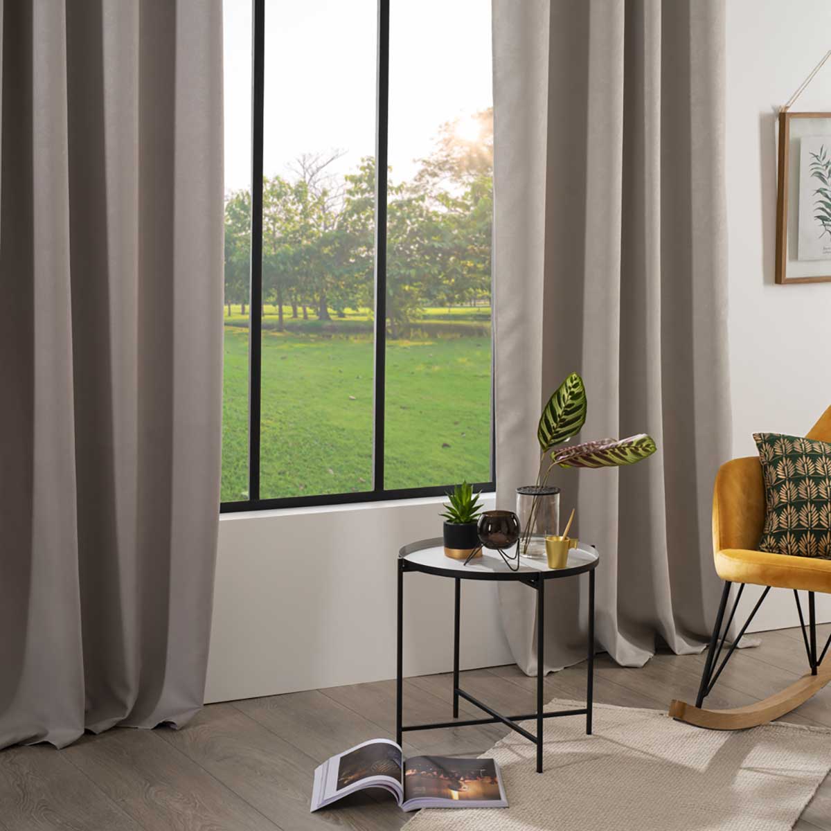 Cortina Feuil Linho 140x260cm